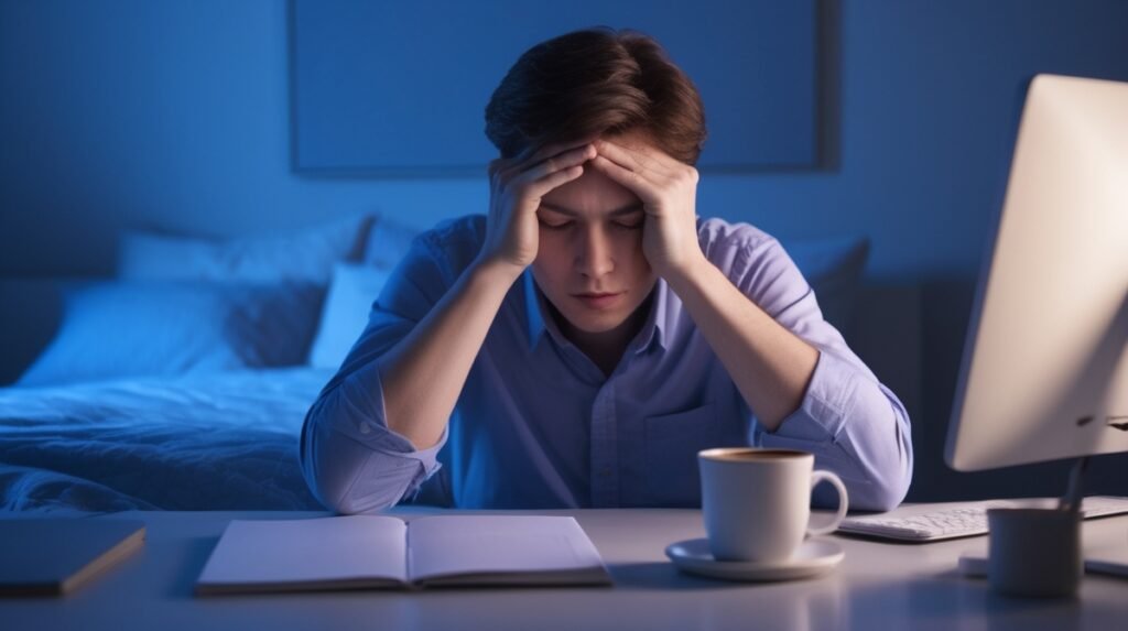 Cafeína e insônia estão ligadas de um jeito que a maioria subestima. Veja o que a pesquisa mostra sobre horário, meia-vida e o que ajuda.